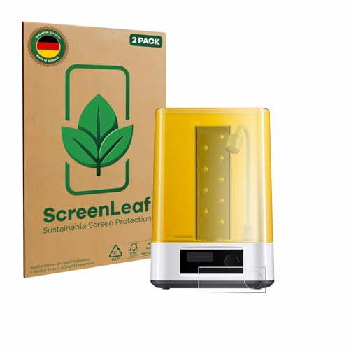 ScreenLeaf 2 Stück Schutzfolie für Anycubic Wash & Cure 3 [nachhaltiger Displayschutz, Folie, transparent, kratzfest]