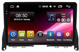 Touchscreen per Mercedes Benz C Class W204 S204 2007-2010 9 Pollici Android 15 Car Radio con Wireless Carplay Android Auto Per, 8 core 4G+64G