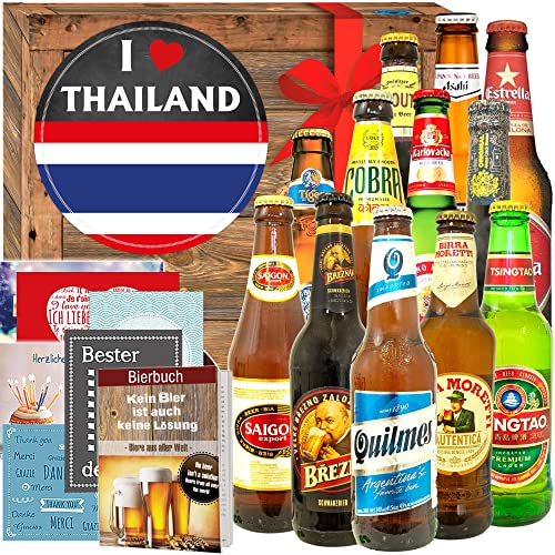 I love Thailand / 12 Biere der Welt/Thailand Geschenkset