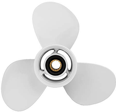 Motorpropeller, 11 1/8 x13-G 3 Außenborder Propeller Flügel Aluminium Boot Propeller Außenbordmotor