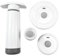 PIKA - Kit de conservation sous vide : Pompe sous vide + 2 couvercles universels + 1 bouchon