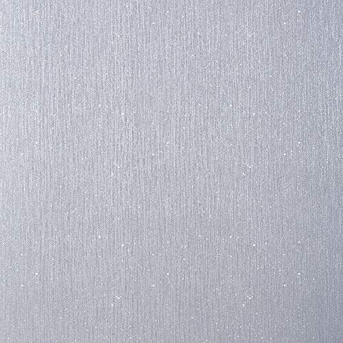 Glitter Effect Wallpaper Crystal Encrusted Vinyl Shiny Sparkle Shimmer Grey