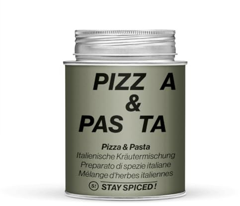 STAY SPICED! Pizza & Pasta | Premium Gewürzmischung, 190 g
