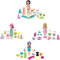 Polly Pocket Splashin' Style Fashion Pack, vier 3-in-Puppen: Polly, Shani, Margot und Bella, jede Puppe hat 13 bis 15 Outfits und Zubehör für Wasserspielspaß [Amazon Exclusive]