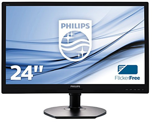 Philips Philips 241S6QYMB 24-Inch Monitor (VGA, DVI-D) (Renewed)