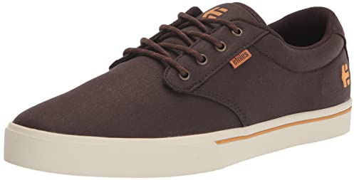 Etnies Jameson 2 Eco Sustainable Skate Style, Reinforced Cupsole, Cushioned Feel, Everyday Sneakers, Vegan Chocolate