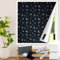 wordmouk Tela Oscurecedora, 300×145cm Persianas Opacas Portátiles Pegadas en la Ventana Persianas Sin Taladro Persianas Opacas con Regla, 30 Cintas Adhesivas para Dormitorio