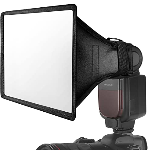 NEEWER Flash Diffuser Light Softbox 9 x 7, Universal, zusammenklappbar mit Aufbewahrungstasche Kompatibel mit Canon Nikon Sony Godox Yongnuo NEEWER speedlight