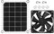 Ventilateur d'échappement solaire 6 V 10 W Mini ventilateur portable avec panneau solaire étanche pour poulailler, serre, maison pour animaux domestiques, camping-cars