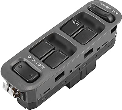 X AUTOHAUX Principal Conductor Lado Eléctrica Ventana Interruptor 37990-65D10-T01 Reemplazo para Suzuki Grand Vitara 1999-2002 37990-65D10-T01