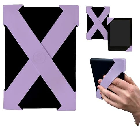 Strapsicle Sangle Main pour Kindles & Kobos – Convient Paperwhite Gen 11/12 (6,8”/7”), Signature Edition – Colorsoft – Lot de 2 – Grand – Lilas