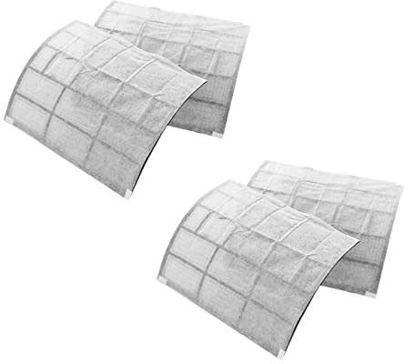 KVSERT 12 Pz Filtri Condizionamento Copertura Uscita Auto-Adesione Tagliabile Condizionatore Purificante Rete Di Cotone 40X35cm