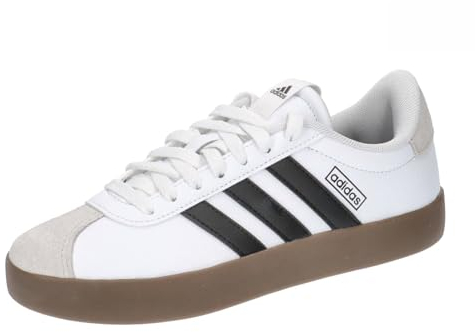 adidas VL Court 3.0 Shoes, Sneaker Donna, Cloud White Core Black Grey One, 39 1/3 EU