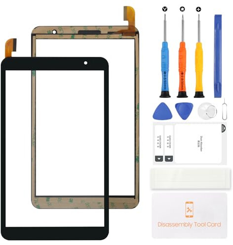 Screen for VANKYO MatrixPad S8 New 8 Inch Touch Screen for VANKYO MatrixPad S8/MatrixPad S8 Tablet Kids Edition Capacitive Touch Screen Panel Full Glass Lens Replacement with Tools