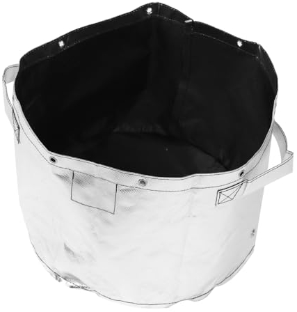 DIKACA 1Stk komposteimer blattbeutel Rasen- und Laubsack zusammenklappbarer Mülleimer Gartensack Müllbeutel Mülleimer mit Deckel garten müllsack Anlage Tasche wachsen größer werden Stoff