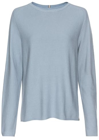 camel active Damen Rundhals Sweatshirt aus Reiner Baumwolle