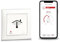 VEMER VE796001 OIKOS WIFI INT - Smart Home Thermostat Heizung, WLAN Raumthermostat für Fußbodenheizung, Steuerbar mit WIFI, und APP über Smartphone mit iOS und Android, Unterputzdose, 230V, Weiß