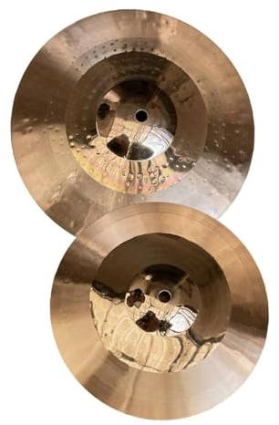 Platillos Splash Para Bateristas, Aleación De Bronce, Platillos Splash De 12 Y 10 Pulgadas, 2 Uds. Juego de Platillos