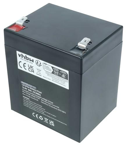 vhbw Akku Ersatz für APC RBC44 | RBC43, RBC140 für Lautsprecher Boxen Speaker (6 Ah, 12,8 V, LiFePO4)