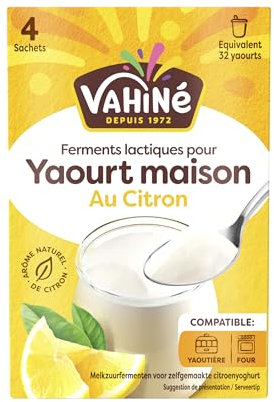VAHINÉ - Ferments Citron pour Yaourts 4 x 5 g