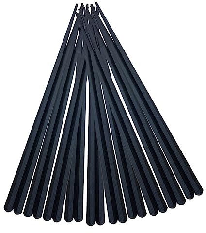 Cabilock 10pares Palillos Hexagonales Japoneses De Plástico Accesorios De Cocina Para Sushi Ligeros y Seguros Para Uso Alimentario Para Picnic