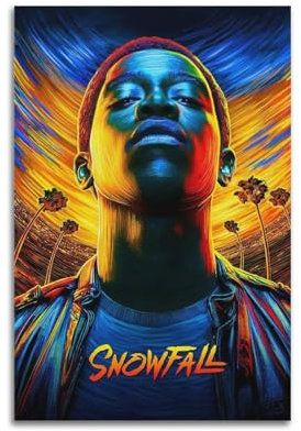 WANDEFOR SnowfallMovie Poster, Dekoration, Film, Leinwand, Gemälde, Ölgemälde, Wandkunst, Dekoration, Wohnzimmer, Teenager, Dekoration, 30 x 45 cm, ungerahmt, 26