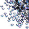 sourcing map 6000 Pcs Purple Black Resin Flatback Rhinestone SS16 4mm Resin Non Hotfix Rhinestones for Crafts DIY Design, Tumblers, Clothes, Makeup, Nail Art
