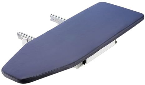 ZFUCMAYL Pull Out Ironing Board,180° Rotation Iron Board,Wall Mounted Iron Board with Removable Cloth Cover,for Bathroom Closet Vanity Cabinet Drawer(Color 1)