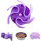 Dog Slow Feeding Bowl Dog Bowl Slow Feeder Dog Bowl Insertion Anti Sling Bowl Dog Bowl Anti Sling Bowl Dog Reduce Overeating for Dogs and Cats Cuttable Purple