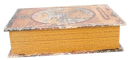 GRIRIW Boîte À Faux Livres Vintage Rangement Pour Décoration De Bureau