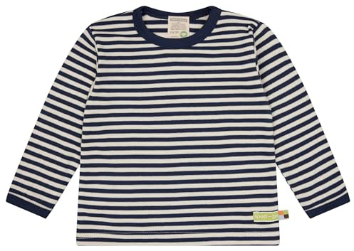 loud + proud Unisex Kinder Interlock Ringel, GOTS Zertifiziert Langarmshirt