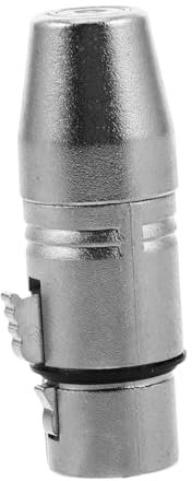 SHINEOFI Adaptateur XLR Femelle à Femelle Connecteur Audio Pratique pour Micro Haut Parleur et Mixeur Compatible avec Divers Appareils Audio Construction Durable et Compact pour Voyage