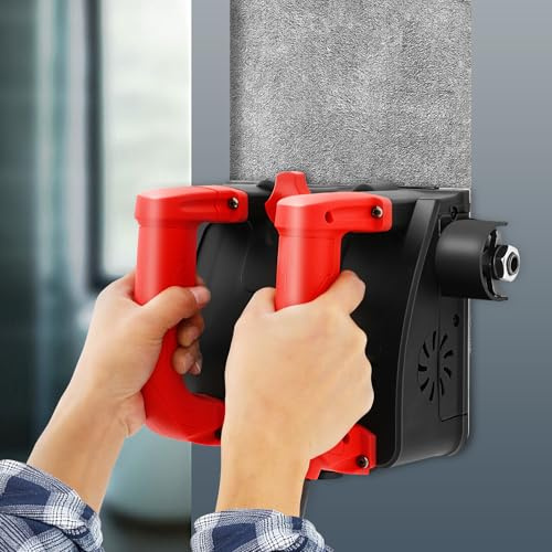 Betonfräse 1200W 3000 U/MIN Walzenfräse Sanierungsfräse, Putzfräse Mauerfräse Betonschleifer, Elektrische Wand Mauer Fräse Walzen Schleifer Planfräse Fräsmaschine für Zementwände, Gestrichene Wände