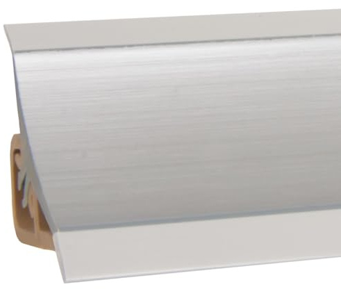 HOLZBRINK Küchenabschlussleiste Küchenleiste PVC Aluminium Wandabschlussleiste Arbeitsplatten 23x23mm 3 m