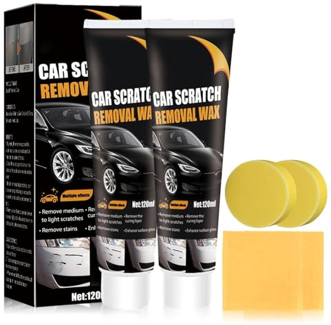 Car Scratch Remover, 2026 New Paint Rapid Scratch Remove, Car Scratch Repair Paste, Car Paint Scratch Repair, Swirl Marks and Scuff Removal, Shallow Scratches Car Polish for All Paint Types (2)