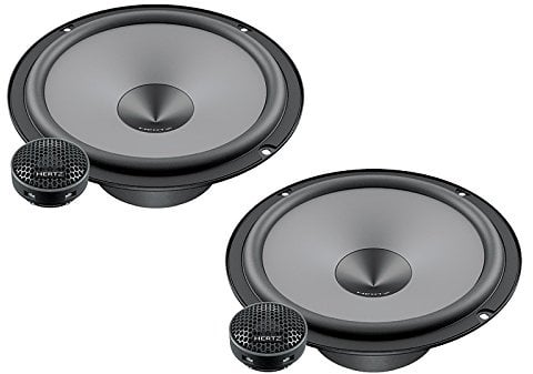 Hertz Lautsprecher 600W 16,5cm K165 Kompo incl Einbauset für Mercedes C-Klasse W202 05/93-06/00