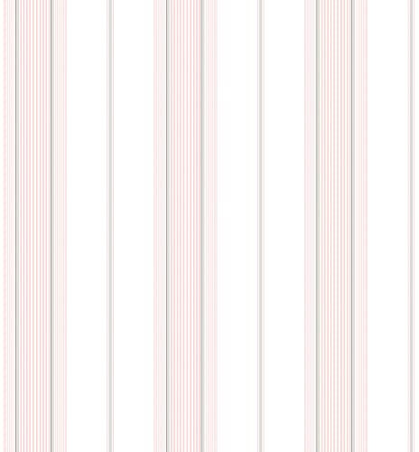 Galerie G67577 Smart Stripes 2, Varied Width Stripes Design Wallpaper, Grey/Pink/White, 10m x 53cm