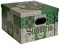 Harry Potter Faltbare Aufbewahrungsbox mit Deckel (Slytherin Design) 24cm x 37cm x 37cm - Offizielles Lizenzprodukt
