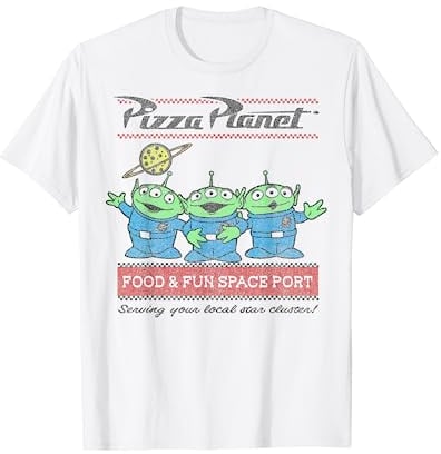 Disney Pixar Toy Story Pizza Planet Food & Fun Space Port T-Shirt