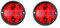 APSMOTIV Hecklichter | Schwarzer Körper | Schwarzer Ring | Red Lens I für Jeep Willys | John Deere & Massey Ferguson Traktoren