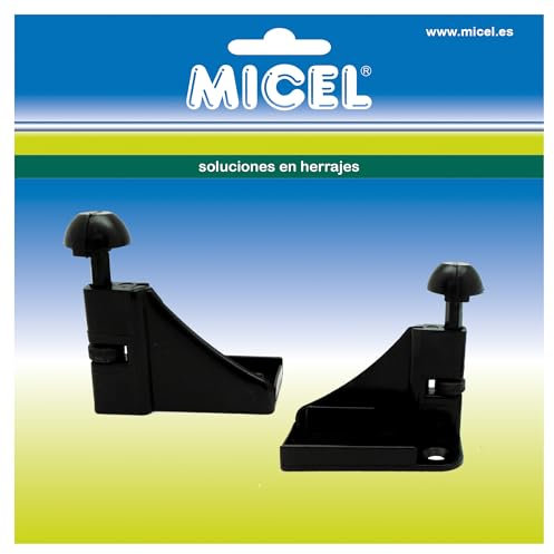 Micel 92138 Agganci zanzariera, Nero