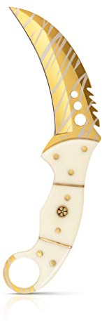 JARL Talon Messer Scharf Premium Replica CSGO - Sammlermesser - Feststehende Klinge Real Steel - Kollektion, Survival, Camping, Tactical, Outdoor Knife Stainless Steele für CSGO Fans