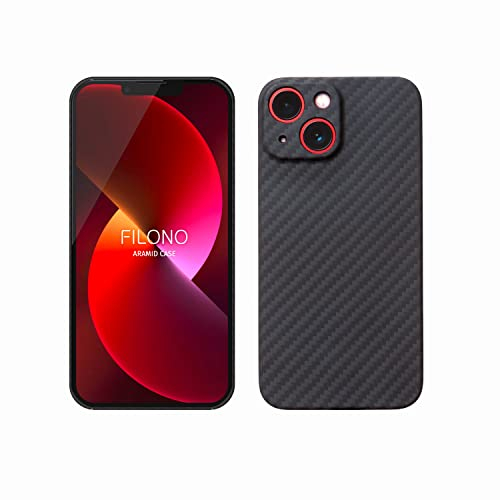 FILONO Aramid Hülle iPhone 13 Mini Ultra dünn | Ultra leicht | mit Kamera-Schutz