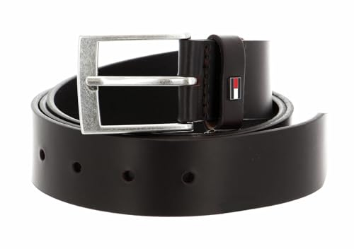 Tommy Hilfiger Herren Gürtel Adan 3.5 Ledergürtel, Braun (Testa Di Moro), 95
