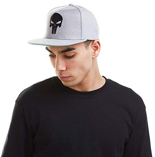 Cotton Soul Marvel Punisher Skull Snapback Cap One Size, grau, Einheitsgröße
