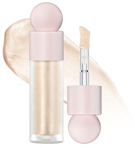 Allbestaye Natural Light Liquid Highlighter, glatt schimmernder Glitter Liquid Luminizer für den Gesichtskörper