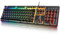 TECURS Gaming Keyboard Wired, RGB Backlit, Customizable Actuation, Anti Ghosting Silent Keyboard, 105 Keys Full Size Ergonomic Waterproof Keyboard for PC Gamers, QWERTY Layout