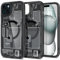 Spigen Ultra Hybrid Zero One MagFit Case for iPhone 15, Compatible with MagSafe Accessories - Space Crystal