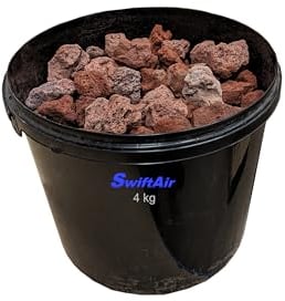 4KG Lava Rocks for Gas BBQ Fire pit Aquarium Chiminea Garden (4kg - 4cm to 8cm Approx)