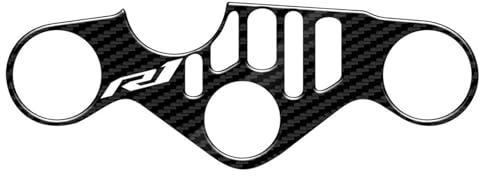 GQUIKGW Motorradaufkleber Für Yamaha R1 YZF-R1 R 1 R1M 2015 2016 2017–2021 Motorrad Upper Triple Yoke Defender Schutzaufkleber